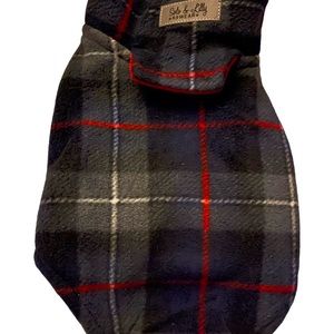 Solo & Lilly Dog Coat Size 8 (x-small) - Multi color (navy/gray/red/white)